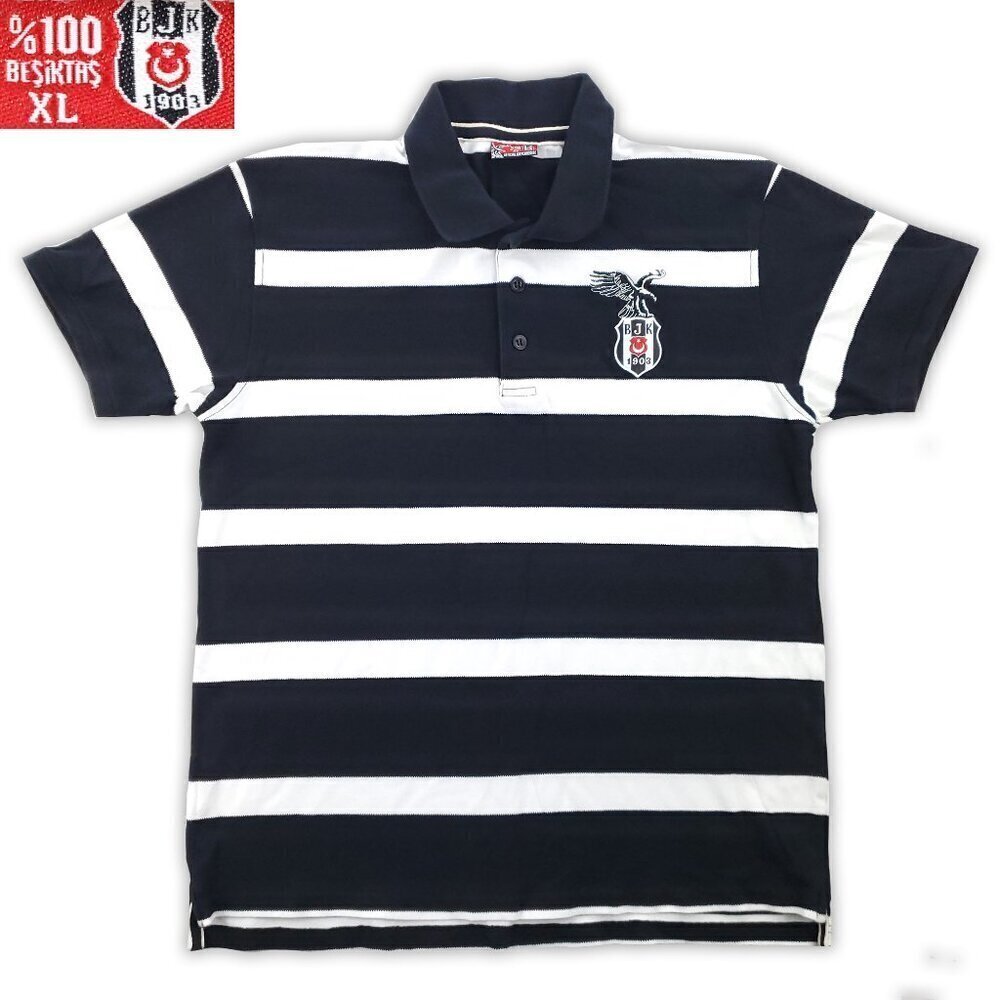 Besiktas Polo Shirt BJK Turkey Sports Club Authentic Kartal Yuvasi Men's XL